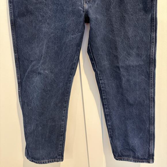 Rustler Jeans Mens 38x29 Blue Denim Relaxed Fit Straight Leg Classic 87619PW - Picture 5 of 13